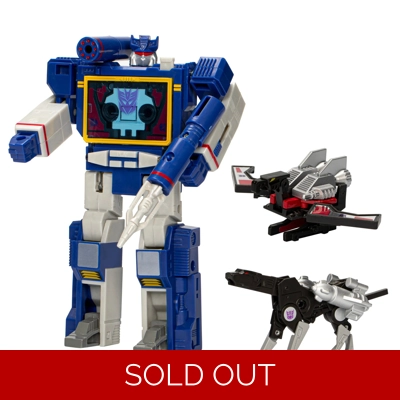 Soundwave, Laserbeak & Ravage: Transformers 40th Anniversary Retro G1 Reissue